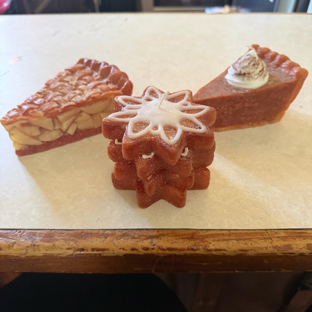 Autumn Wax Dessert Trio candles - Brown
